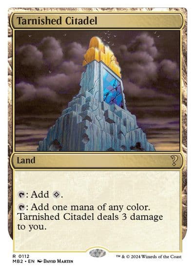 Tarnished Citadel White Border Mystery Booster 2 Magic card