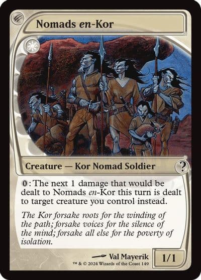 Nomads en Kor Future Sight Mystery Booster 2 Magic card