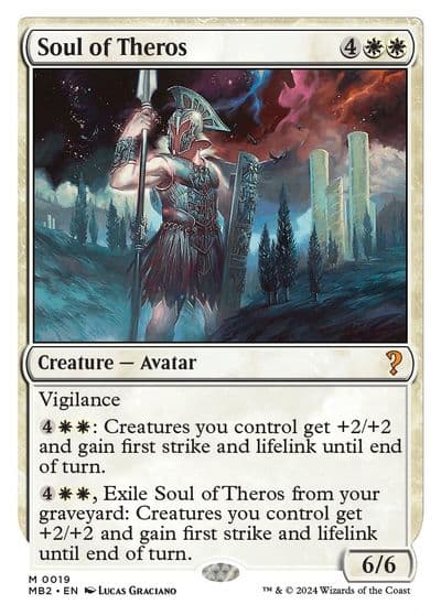 Soul of Theros White Border Mystery Booster 2 Magic card