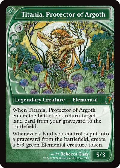 Titania Protector of Argoth Future Sight Mystery Booster 2 Magic card