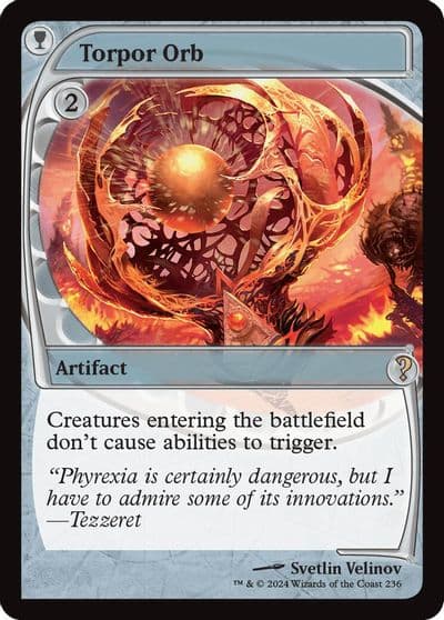 Torpor Orb Future Sight Mystery Booster 2 Magic card