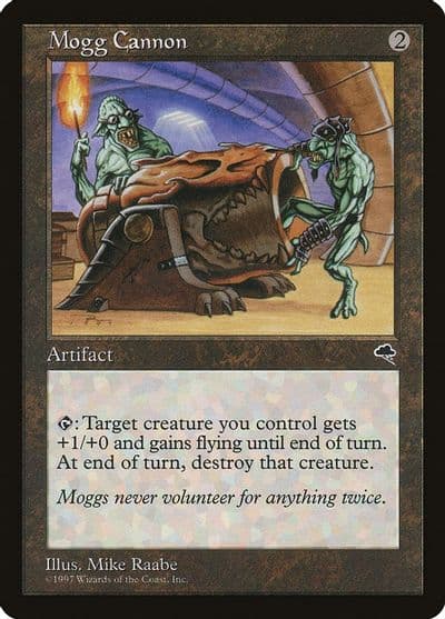 Mogg Cannon Tempest Magic card