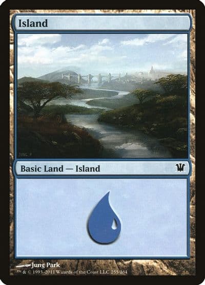 Island 255 Innistrad Magic card