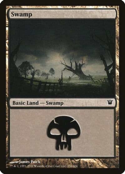 Swamp 256 Innistrad Magic card