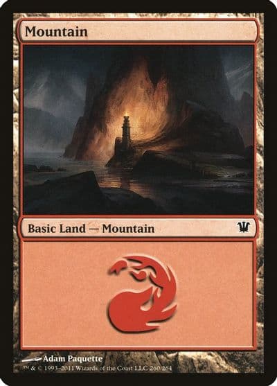 Mountain 260 Innistrad Magic card