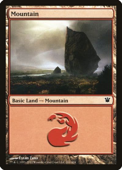Mountain 261 Innistrad Magic card