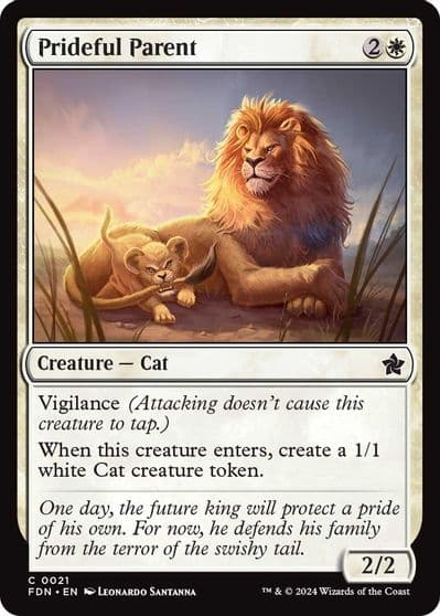 Prideful Parent Foundations Magic card