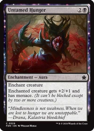 Untamed Hunger Foundations Magic card