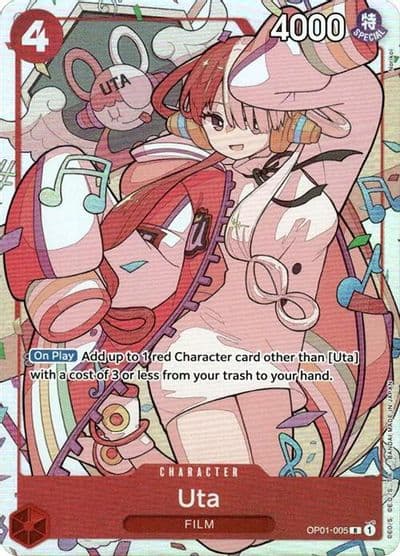 Uta OP01 005 Premium Card Collection Uta One Piece Promotion Cards One Piece card