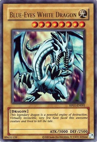 Blue Eyes White Dragon Retro Pack (2020 Date Reprint) Yu-Gi-Oh! card