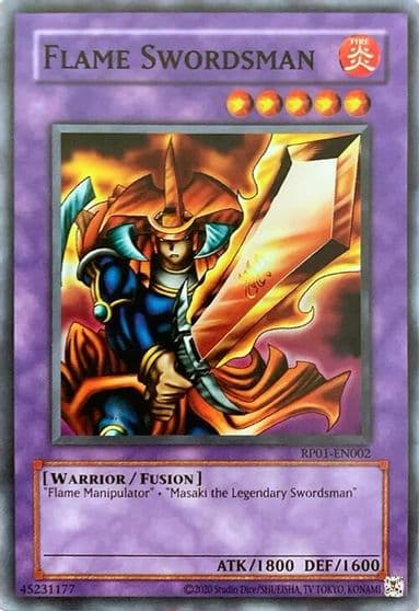 Flame Swordsman Retro Pack (2020 Date Reprint) Yu-Gi-Oh! card