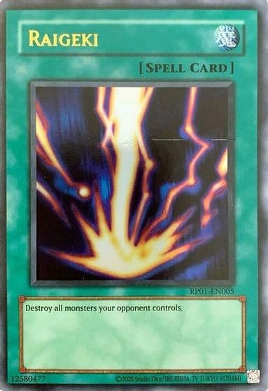 Raigeki Retro Pack (2020 Date Reprint) Yu-Gi-Oh! card