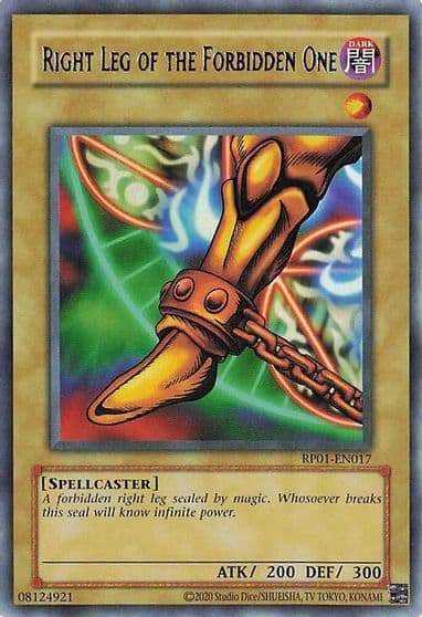 Right Leg of the Forbidden One Retro Pack (2020 Date Reprint) Yu-Gi-Oh! card