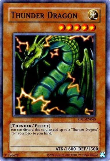 Thunder Dragon Retro Pack (2020 Date Reprint) Yu-Gi-Oh! card