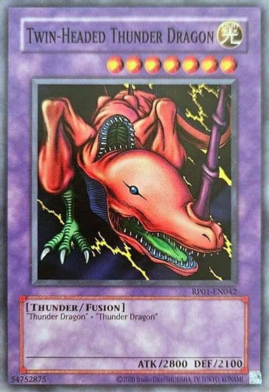 Twin Headed Thunder Dragon Retro Pack (2020 Date Reprint) Yu-Gi-Oh! card