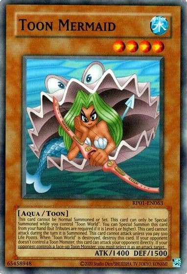 Toon Mermaid Retro Pack (2020 Date Reprint) Yu-Gi-Oh! card