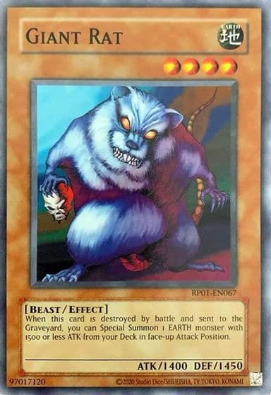 Giant Rat Retro Pack (2020 Date Reprint) Yu-Gi-Oh! card