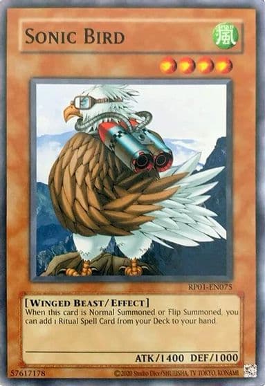 Sonic Bird Retro Pack (2020 Date Reprint) Yu-Gi-Oh! card