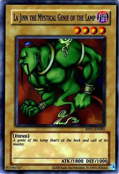 La Jinn the Mystical Genie of the Lamp Retro Pack (2020 Date Reprint) Yu-Gi-Oh! card