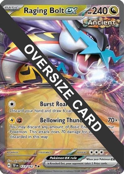 Raging Bolt ex Jumbo Cards Pokemon card