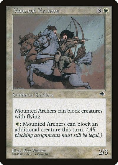 Mounted Archers Tempest Magic card