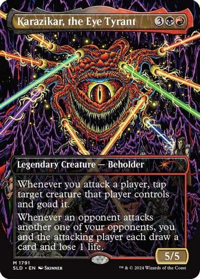 Karazikar the Eye Tyrant Secret Lair Drop Series Magic card