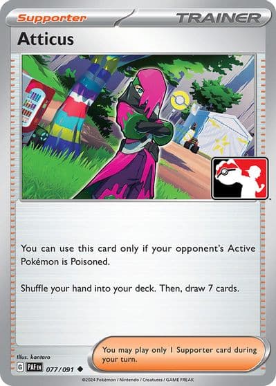 Atticus Prize Pack Series Cards Pokemon card