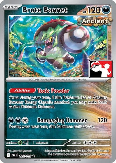 Brute Bonnet Prize Pack Series Cards Pokemon card