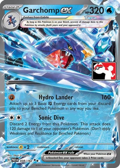 Garchomp ex Prize Pack Series Cards Pokemon card