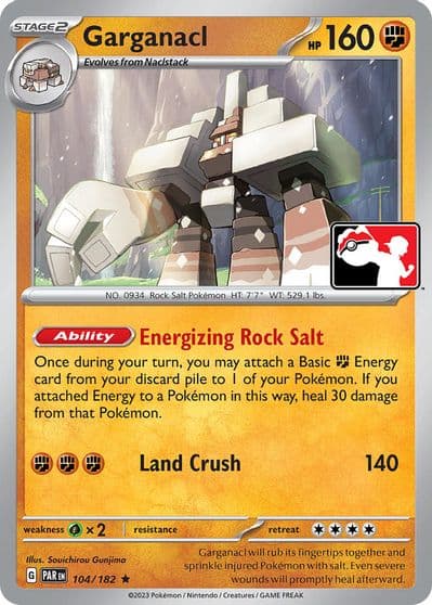 Garganacl Prize Pack Series Cards Pokemon card