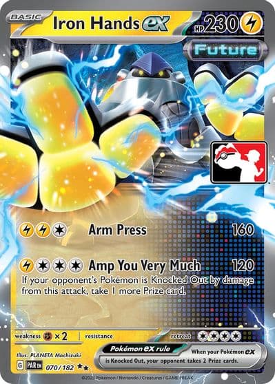Iron Hands ex Prize Pack Series Cards Pokemon card