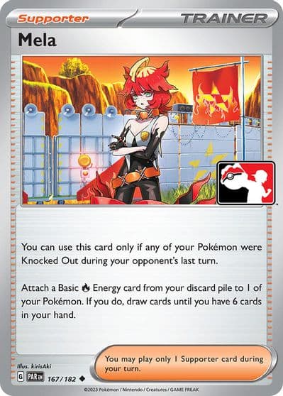 Mela Prize Pack Series Cards Pokemon card