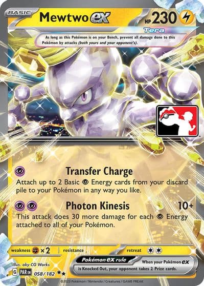 Mewtwo ex Prize Pack Series Cards Pokemon card
