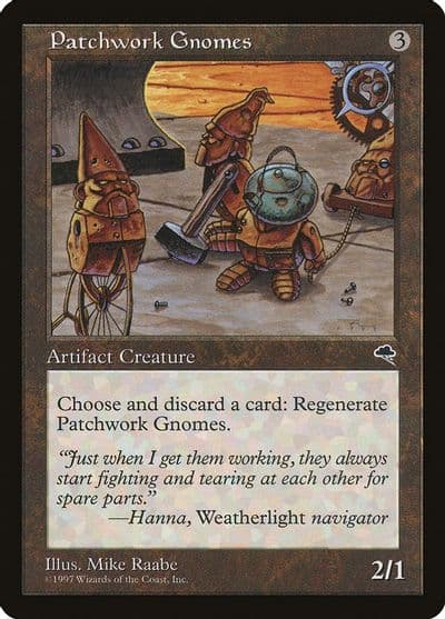 Patchwork Gnomes Tempest Magic card