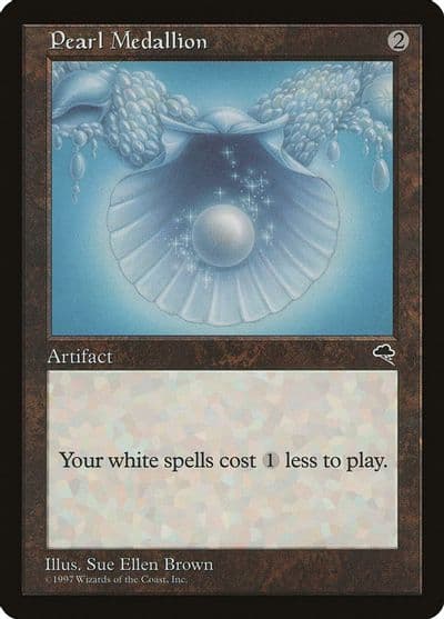 Pearl Medallion Tempest Magic card