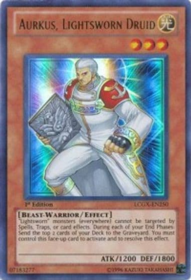 Aurkus Lightsworn Druid Legendary Collection 2 Yu-Gi-Oh! card