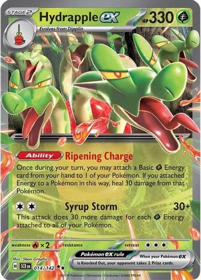 Hydrapple ex SV07: Stellar Crown Pokemon card