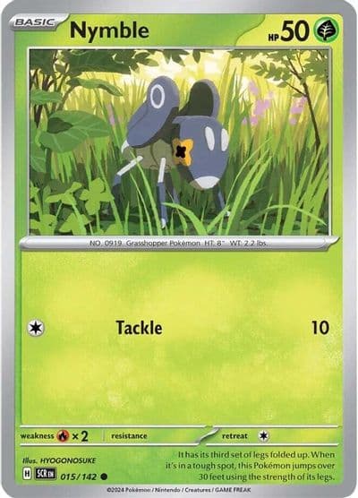 Nymble SV07: Stellar Crown Pokemon card
