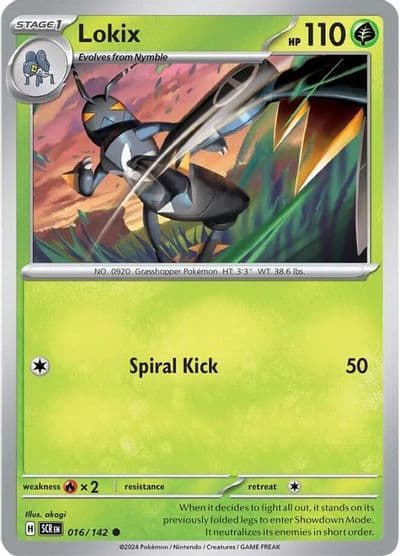 Lokix SV07: Stellar Crown Pokemon card