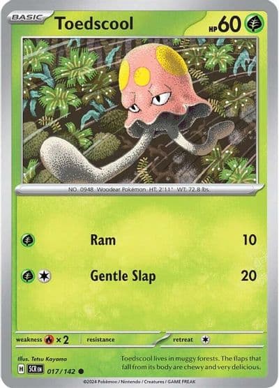 Toedscool SV07: Stellar Crown Pokemon card