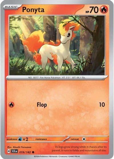 Ponyta SV07: Stellar Crown Pokemon card