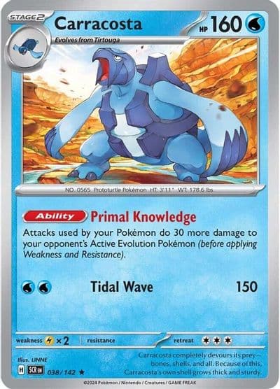 Carracosta SV07: Stellar Crown Pokemon card