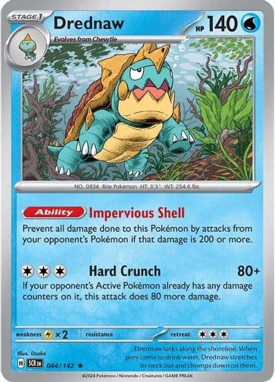 Drednaw SV07: Stellar Crown Pokemon card