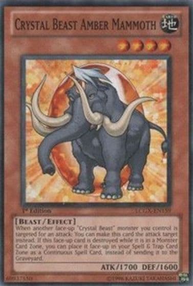 Crystal Beast Amber Mammoth Legendary Collection 2 Yu-Gi-Oh! card