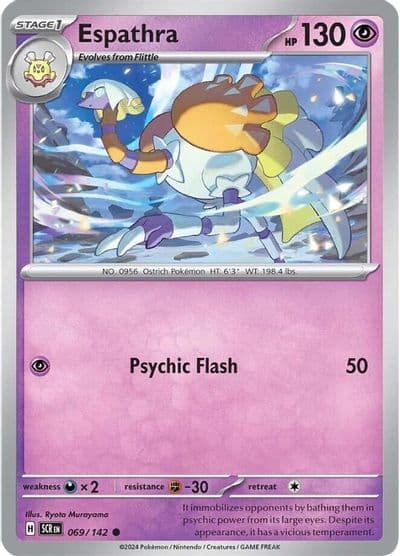 Espathra SV07: Stellar Crown Pokemon card