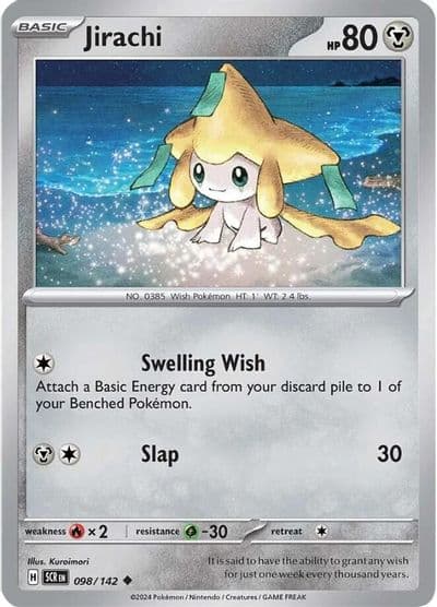 Jirachi SV07: Stellar Crown Pokemon card