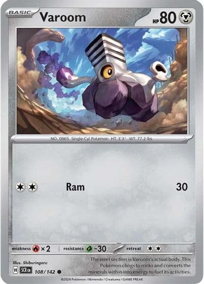 Varoom SV07: Stellar Crown Pokemon card