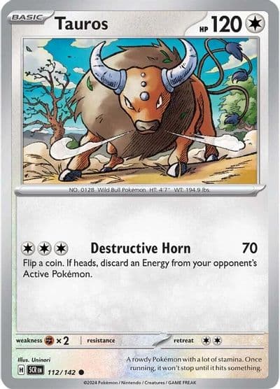 Tauros SV07: Stellar Crown Pokemon card