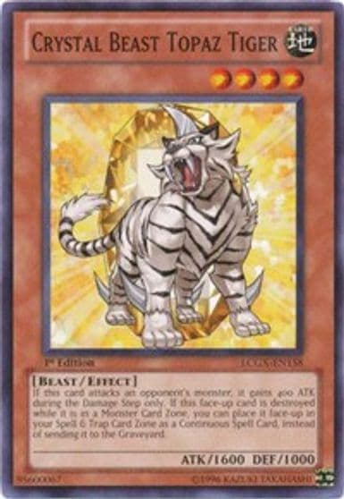 Crystal Beast Topaz Tiger Legendary Collection 2 Yu-Gi-Oh! card