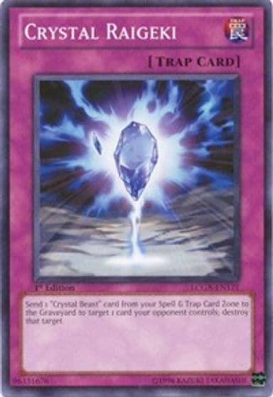 Crystal Raigeki Legendary Collection 2 Yu-Gi-Oh! card